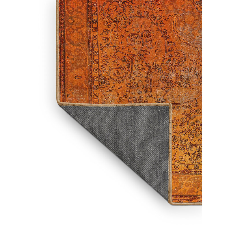 Tapis brun clair en laine Kersam, Rectangle 7 pi x 10 pi