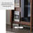 Nut-brown Solid  Wood Display Cases