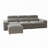 Adjustable Backrest Modular Sofa With Storage, Soft Down And Linen For Living Rooms And Bedrooms