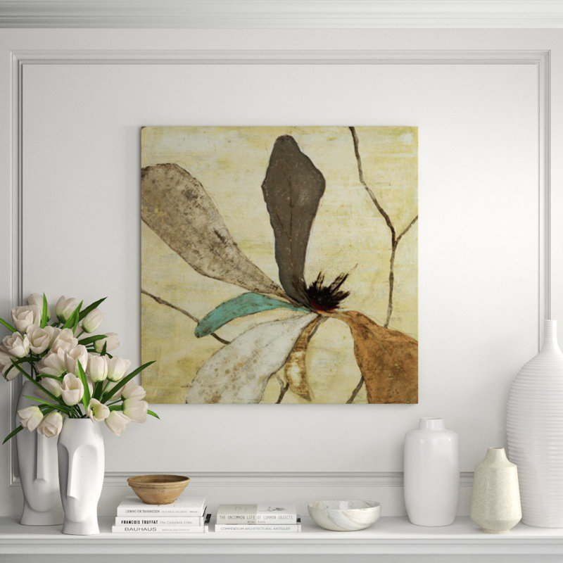 Fleur In Bloom V Print by Sarah Atkinson, Glass Coat, 36" H x 36" W
