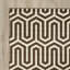 Tapis ivoire / chocolat à motif géométrique Felicia-1347252268