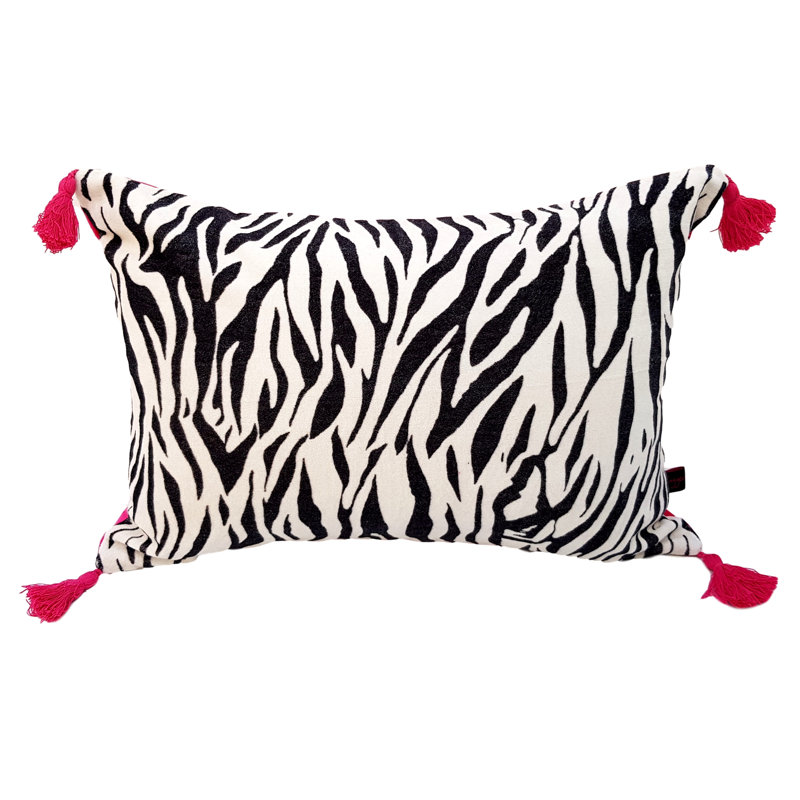 Bourgeois Jungle Animal Print Rectangular Throw Cushion