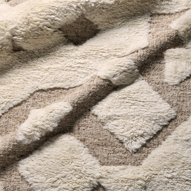 Jaipur Living Michael Habachy Giza GAM02 Handmade Geometric TanBeige (8'x10'), Tan, Rectangle 9' x 12'