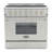 Kucht Professional 36 " 5.2 Gas Range with Grate Cooktop-43553390-71050214