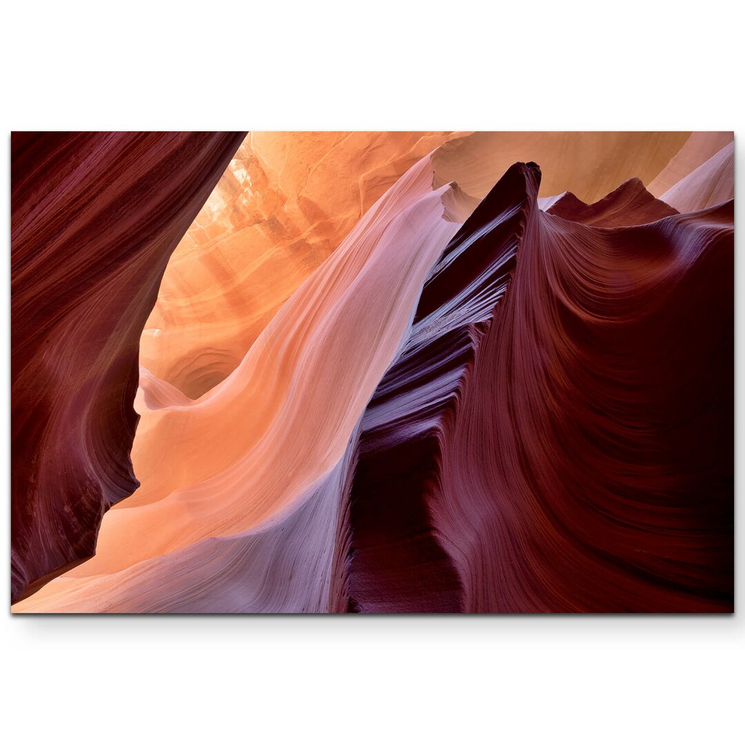 Leinwandbild Abstrakte Gesteinsformationen Antelope Canyon Arizona