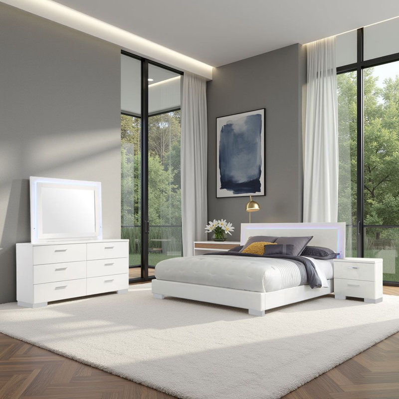 Ensemble de chambre à coucher 4 pièces Sok