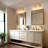 2/3 Light Dimmable Vanity Light With Crystal Shade-1955241696