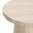 Stone Pattern Manufactured Wood 19.7-Inch Tall Round End and Side Table