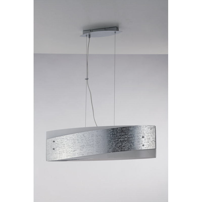 Bianka 4 - Light Drum Pendant, Silver