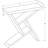 Modern Rectangular Console Table With Symmetrical Base And Spacious Tabletop For Living Room, Entryway, Or Office