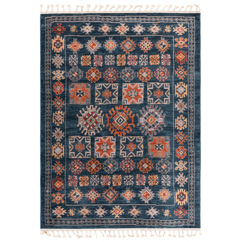 Sevanna Southwestern Indoor/Outdoor Rug, Rectangle 5'1" x 7'3"