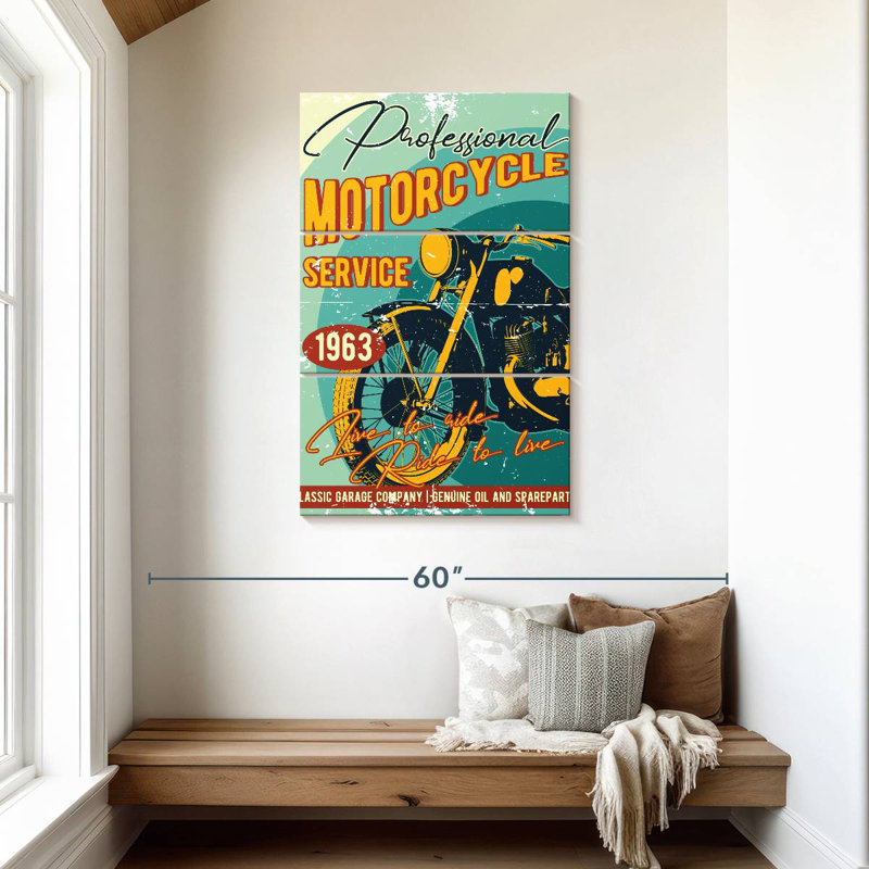 Affiche rétro Mehar, H 45 po x l 28 po