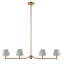 Santiago 4 - Light Shaded Chandelier-110000649