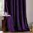  100% Blackout Velvet Curtains, Thermal Insulated Noise Reduction Window Panels with Rod Pocket & Back Tab-1407996480-1407996486