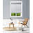 Linen Avenue Cordless Faux Wood Blind White, Flush Inside Mount (No Valance Side Pieces/Returns Included, Arrives ½ Inch Narrower)-53928060