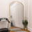 Ezio Arch Wood Full Length Wall Mirror with Bracket-234877868-198518245