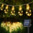 Solar Outdoor String Lights 24FT Vintage Rope Hemp Solar Lights With 20 Shatterproof Bulbs,8 Modes Solar Powered String Lights With Memory Function,Waterproof For Fence,Yard,Camping