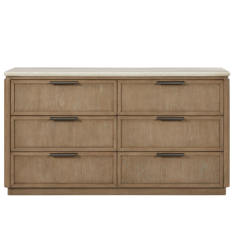 Commode en placage de chêne
