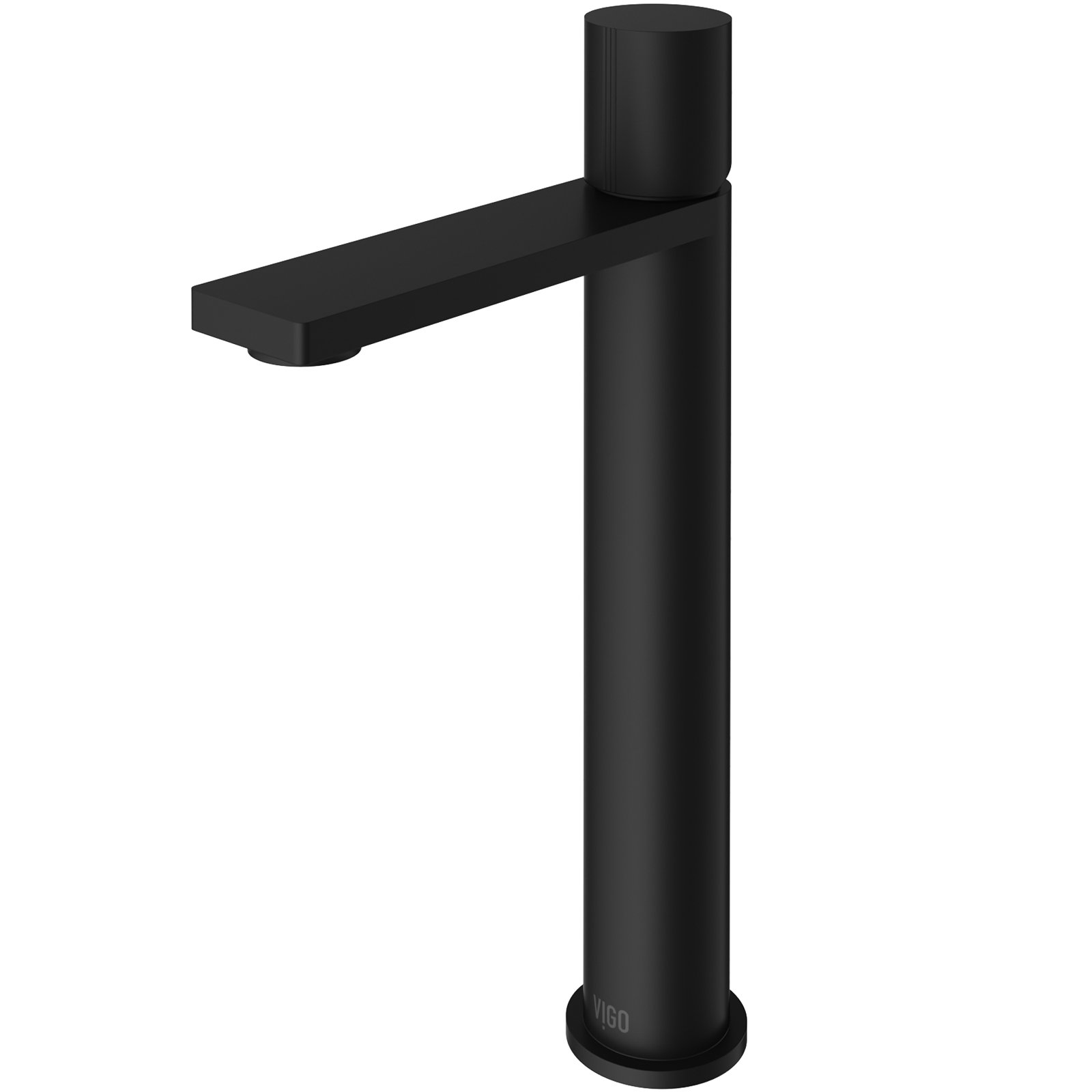 Gotham 12" H Single Handle Vessel Sink Bathroom Faucet , Matte Black