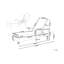 192cm Long Reclining Single Chaise with Cushions-26297077-26297078