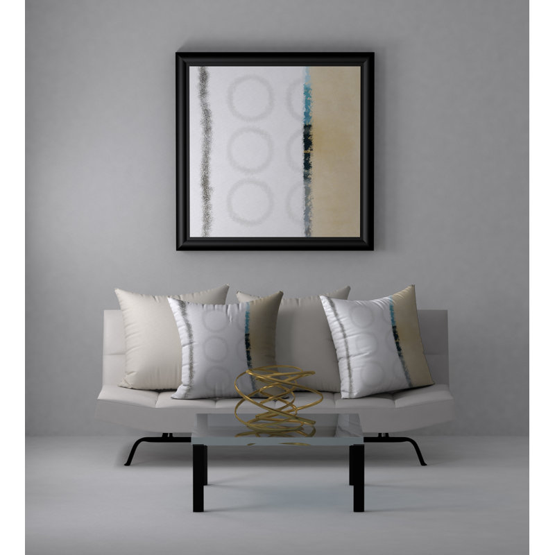 Reversible Throw Pillow, 18" x 18"