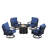 Ferrol 4 - Person Patio Conversation Set with Cushions-70143447