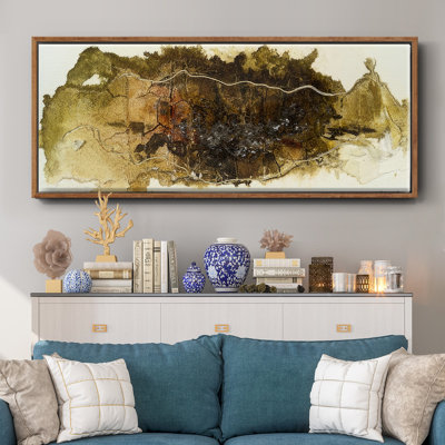 Bonded Gold I - Framed Canvas
