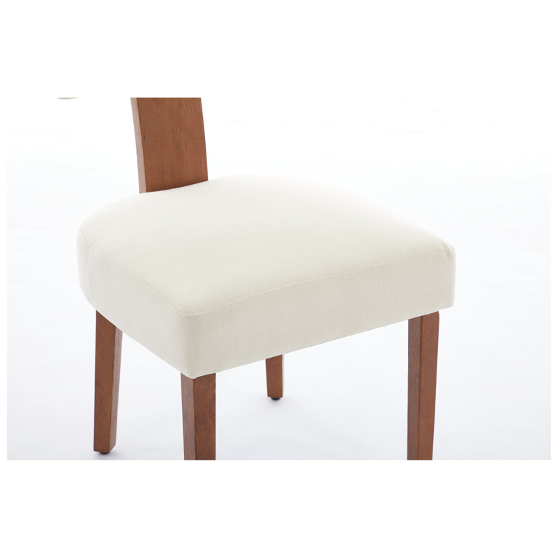 Chaises de salle à manger à accoudoirs sans accoudoirs en bois d'hévéa massif l 24,8 po x P 20,47 po x H 33,86 po DG Collection