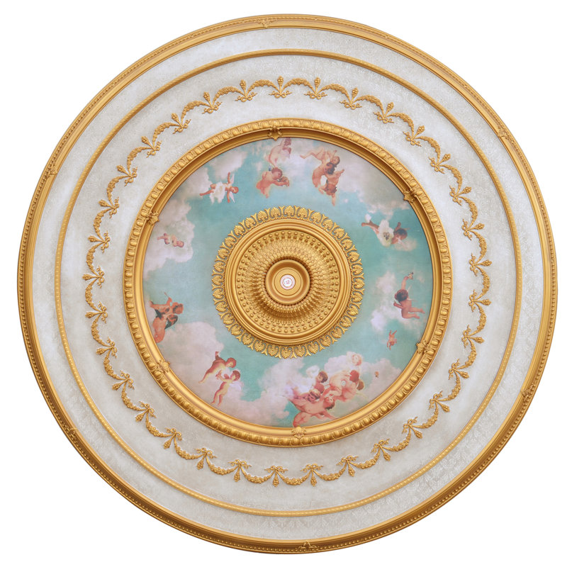 Médaillon de plafond sky lustre Cherub