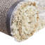 Tapis abstrait en polypropylène tissé à la machine en beige / kaki-604894302