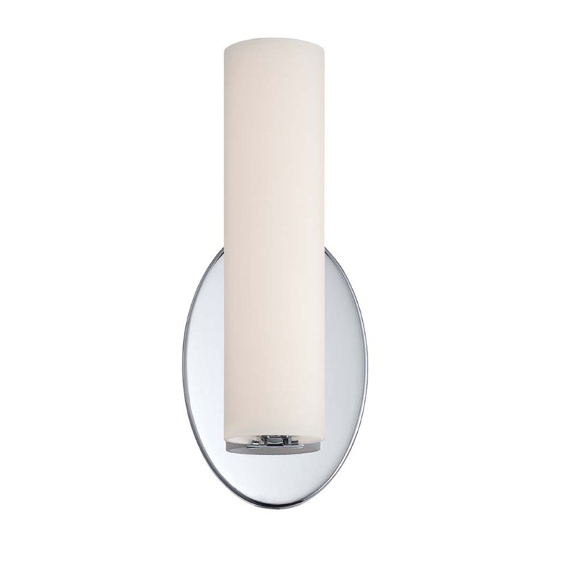 Loft LED Armed Sconce, 2700K, Chrome