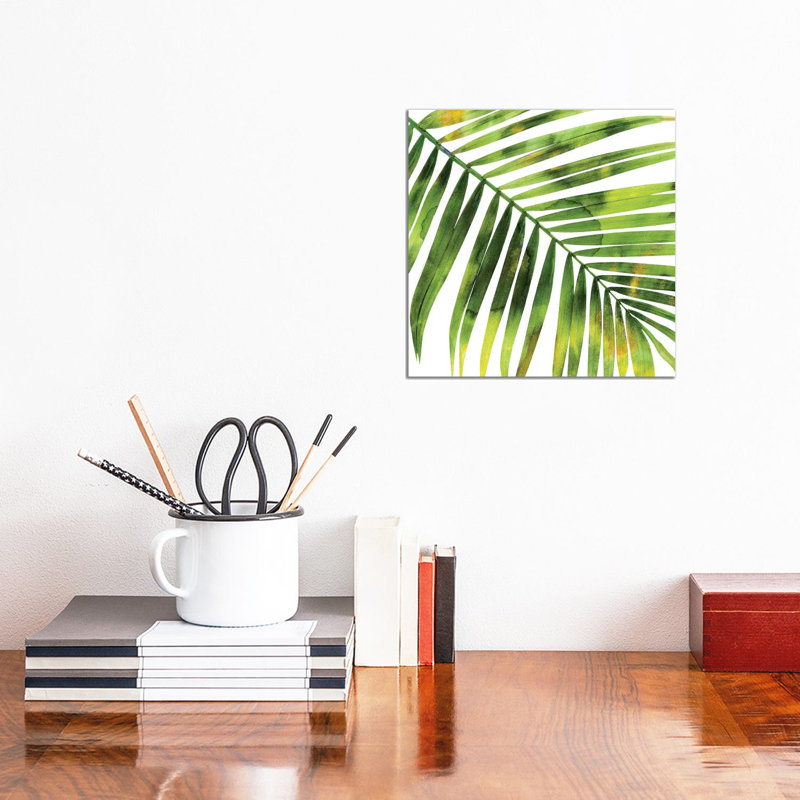 Green Palm, Close-up I by Melonie Miller - Wrapped Canvas Print, 30.48 cm H x 30.48 cm W