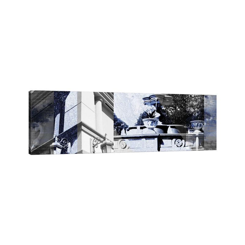 Architecture Collage II 1 Piece Panoramic Wall Art on Canvas, 152.4 cm H x 50.8 cm W x 1.91 cm D, Canvas