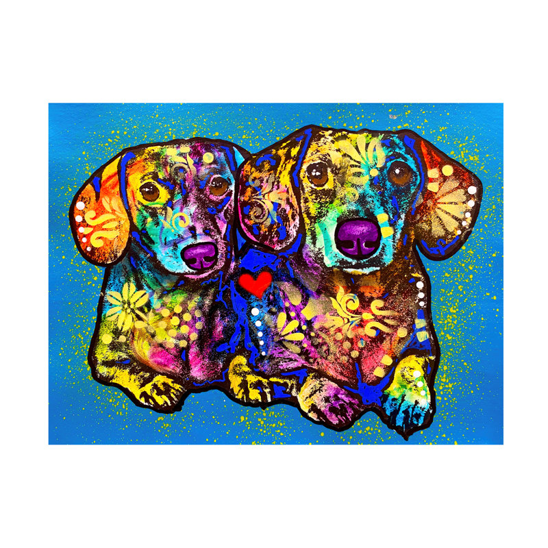 «Goloxy Two Doxies», reproduction sur toile, H 14 po x l 19 po x P 2 po