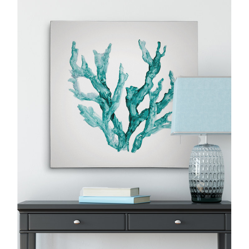 «Sea Coral II», reproduction de peinture à l'huile sur toile tendue, H 32 po x l 32 po x P 1,5 po, Toile tendue