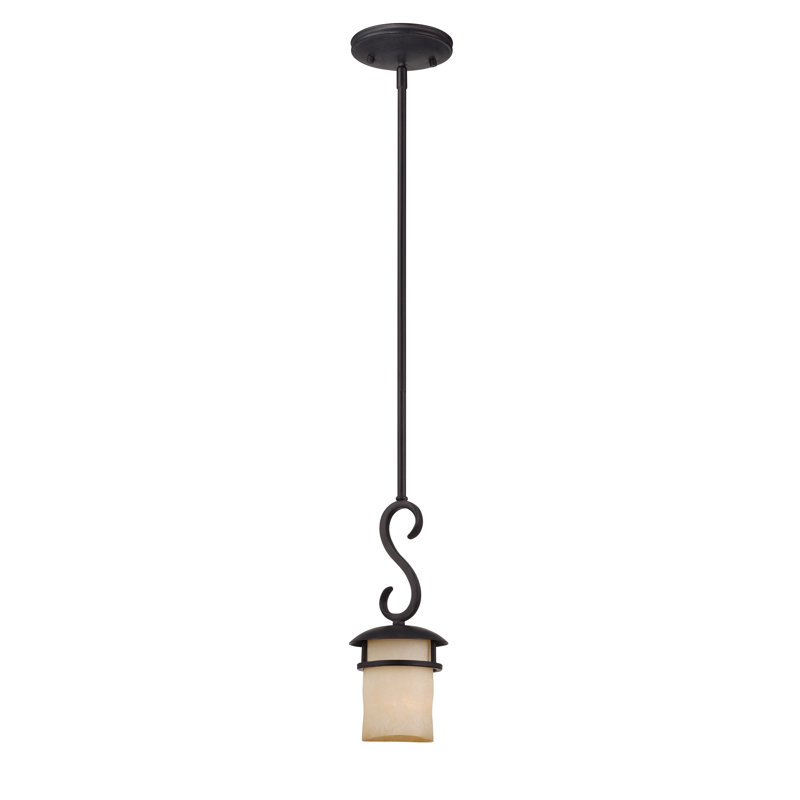 Luminaire suspendu cylindrique 1 lumière Bublitz