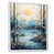 White Floater Framed