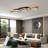Hurlee 5-Light 39.37" W Integrated LED Dimmable Flush Mount 