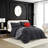 Betsey Johnson Leopard Forever Reversible Grey Comforter Bonus Set-127112929-127112928