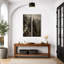 Décoration murale nature : Cascade de montagne sombre et forêt de conifères – Ensemble de 2 impressions sur toile 32 po x 12 po x 2 po-134739271-134739272