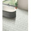 Carreau de mosaïque 3,25 "x 12,75" en marbre vert Ming