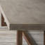 Long bureau en bois massif, table de conférence gris ciment-135658180
