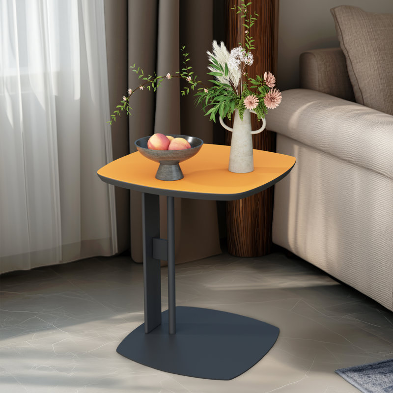 Annalily Frame End Table, Orange