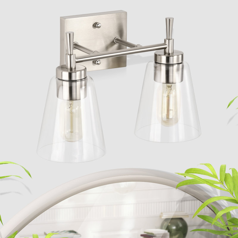 Briarwood 2 - Light Dimmable Vanity Light, Brushed Nickel