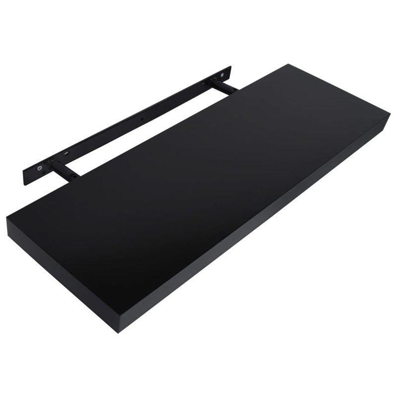 Quintan 2 Piece Floating Shelf, 3.8cm H x 80cm W x 20cm D
