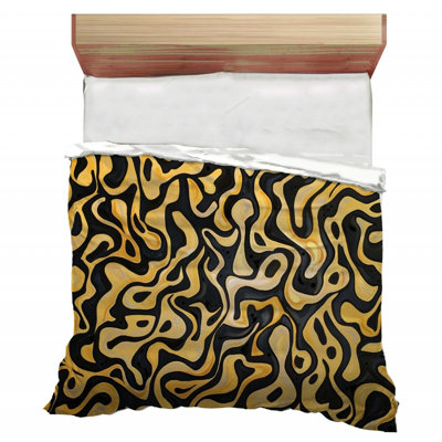 Trendy Floral Plush Microfiber / Polyester Comforter