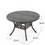 Outdoor Expandable Aluminum Dining Table