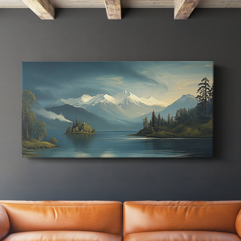 Série paysage - CIV - Toile tendue avec châssis - Prêt à accrocher, H 16 po x l 32 po
