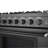 Cosmo 36 In. Haven Collection 6.0 Cu. Ft. Gas Range, 6 Burners, Convection Oven, Knob Leds, Storage Drawer, Matte Black