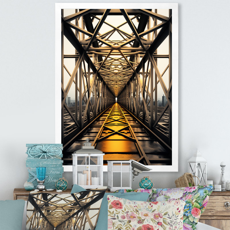 Impression sur toile Bowdens Power Plants Powerful Energies IV, H 20 po x l 12 po x P 1 po, Cadre photo blanc